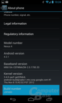 Android 4.2.1 - Developer Options