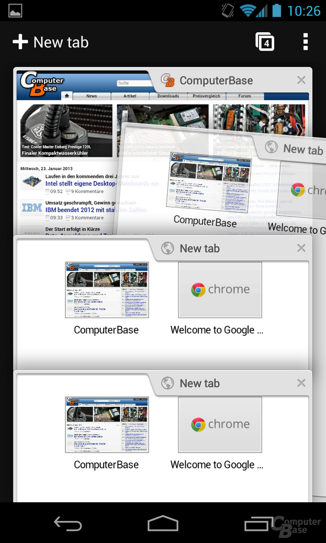 Android 4.2.1 - Chrome