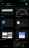 Android 4.2.1 - Launcher Widgets