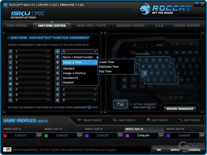 Roccat Isku FX – Software