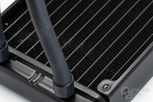 Sehr feine Lamellierung beim 120-mm-Radiator