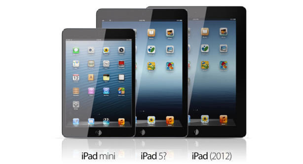 iPad mini-, iPad 5- und iPad-Vergleich