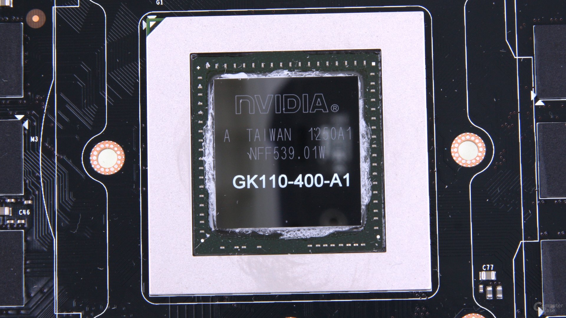 Nahaufnahme der GK110-GPU