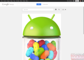 Auszug aus Google Keep