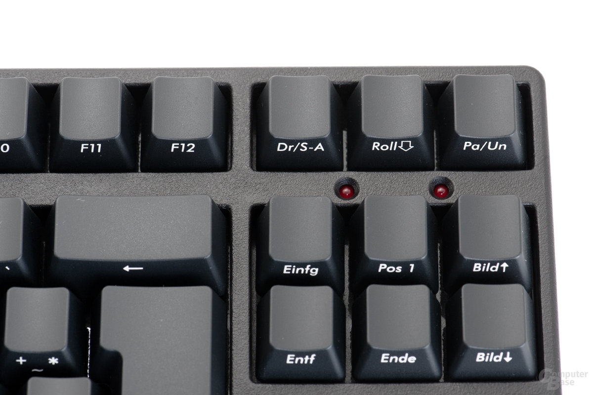 Zwei rote Status-LEDs genügen der Tenkeyless