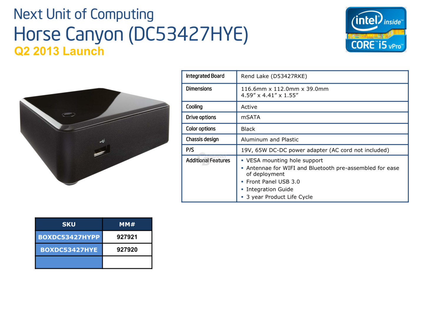 Intel NUC DC53427HYE