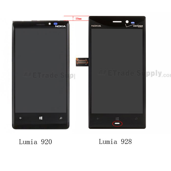 Mögliche Front des Lumia 928