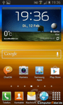 Android 4.1.2 Homescreen