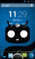 Android 4.2.2 CM10.1 Homescreen