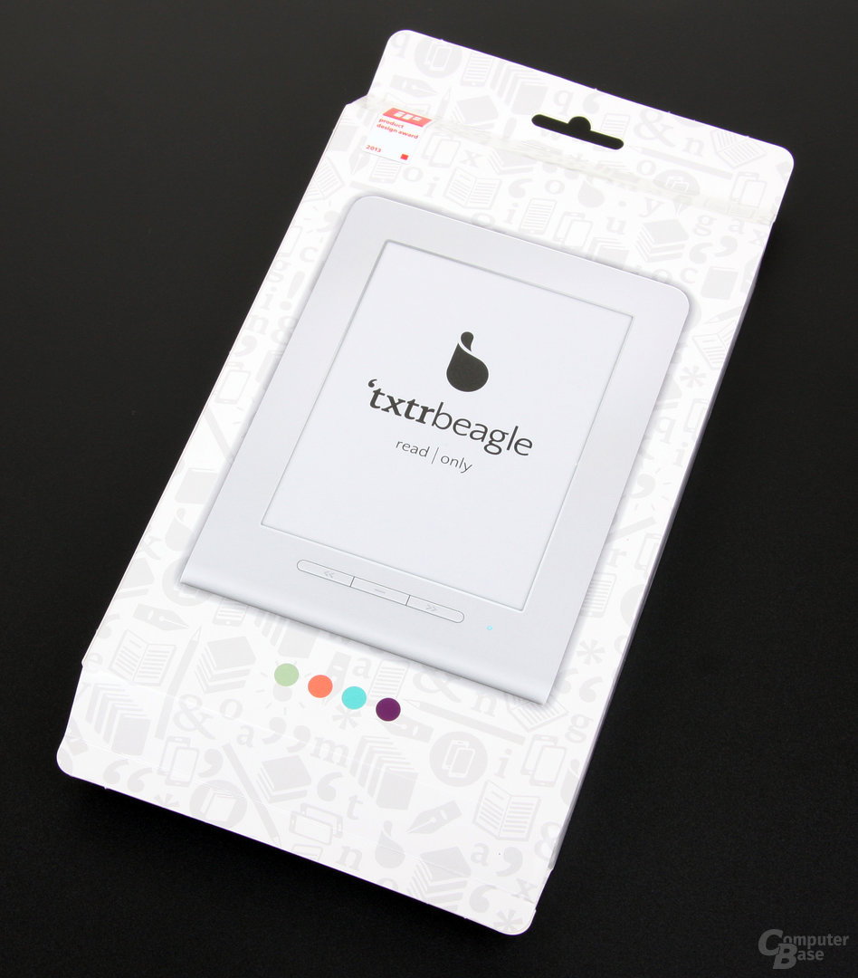 'txtr Beagle in seiner Verpackung