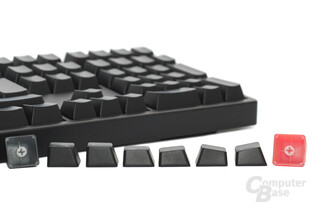 Keycaps aus beschichtetem ABS-Kunststoff