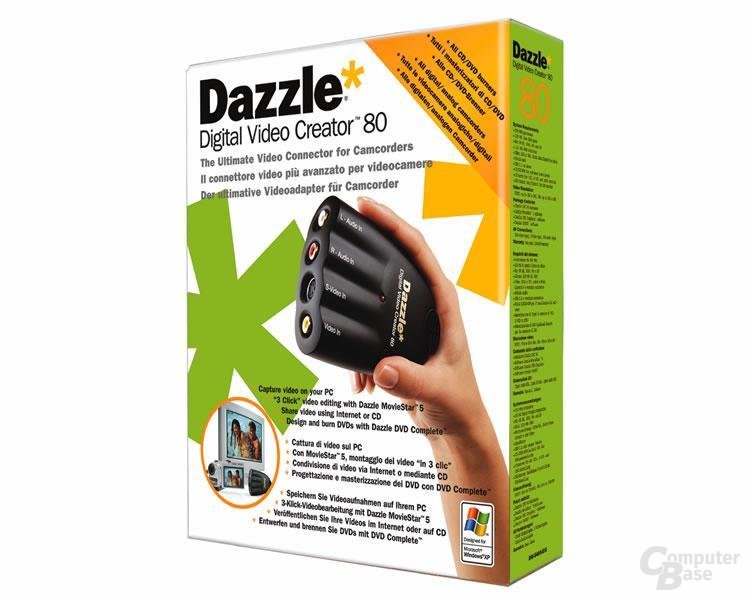 dazzle digital video creator 80 software
