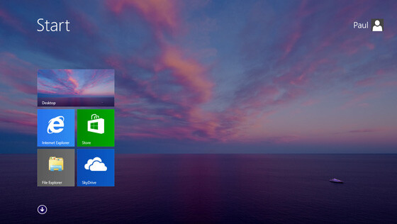 Modern-UI-Oberfläche mit Desktop-Hintergrundbild