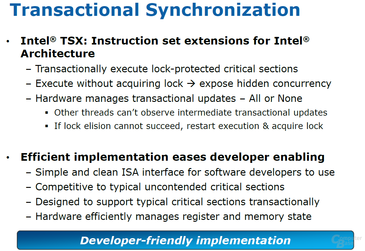 Intel TSX