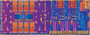 Die-Shot einer Haswell-Dual-Core-CPU