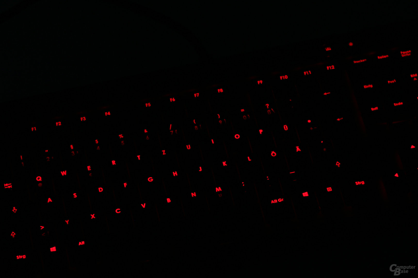 Vengeance K70 im Dunkeln