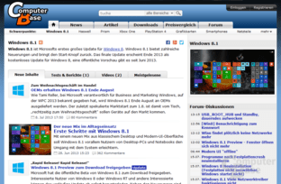 Themenseite „Windows 8.1“