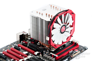 Raijintek EreBOSS im montierten Zustand