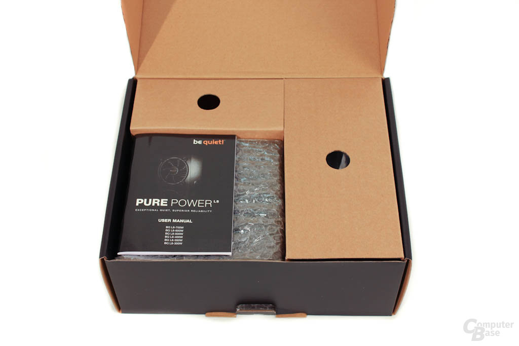 geöffnete Verpackung