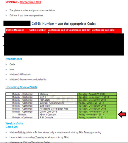 Info-Mail nennt Termin für Xbox One