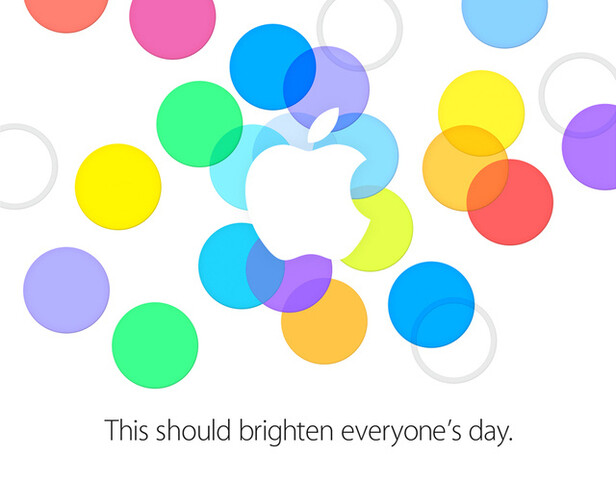 Apples Einladung für den 10. September