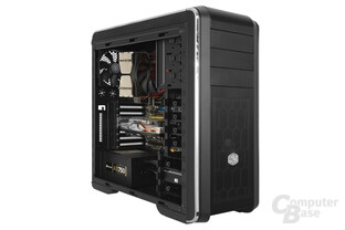 Cooler Master CM 690 III - Testsystem seitlich