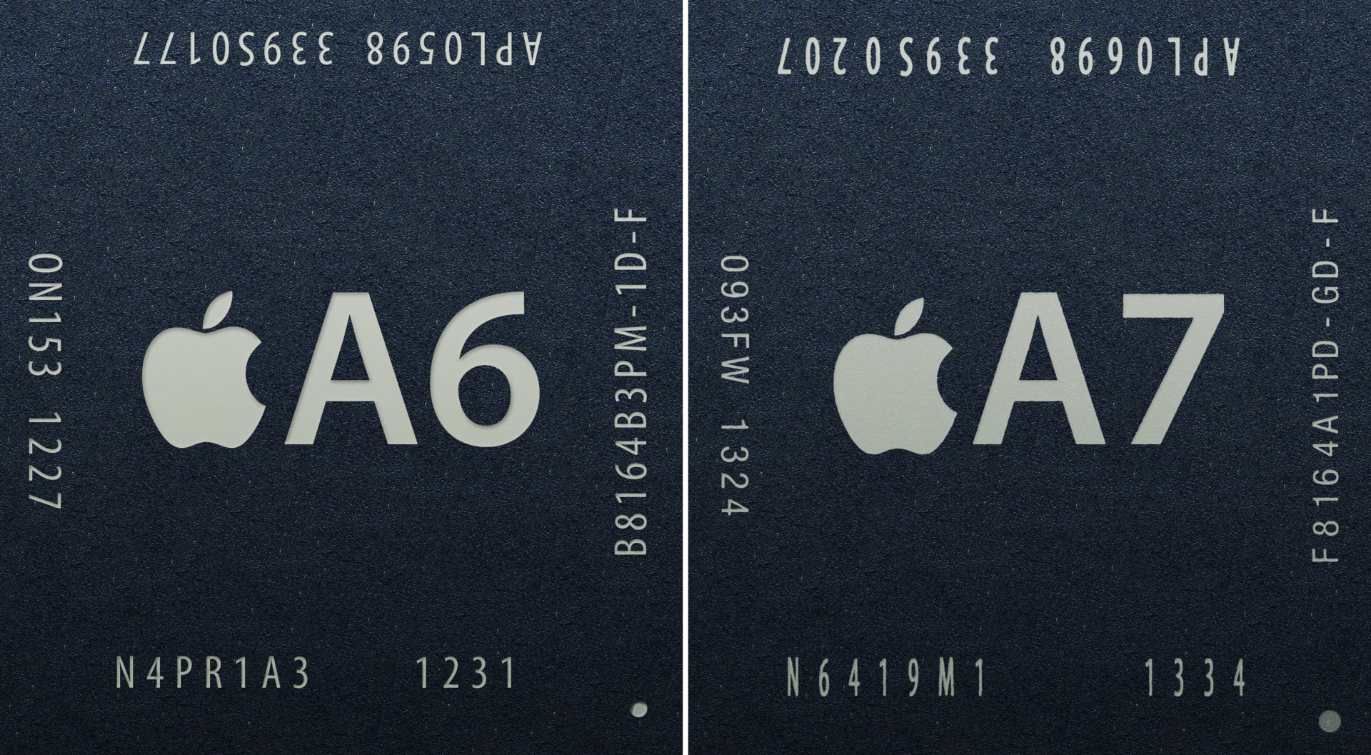 Apple A6 (ARMv7 32 Bit) / A7 (ARMv8 64 Bit)