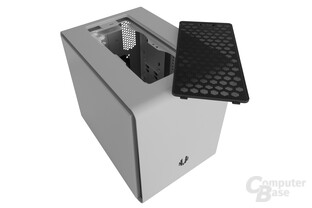 BitFenix Phenom mATX – Topstaubfilter entfernt