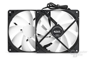 Auf Leistung getrimmt: Die NZXT-Belüftung agiert sehr förderstark