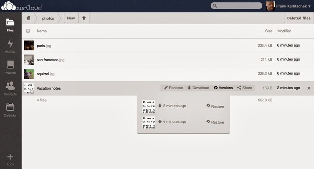 Überarbeite Oberfläche von ownCloud 6