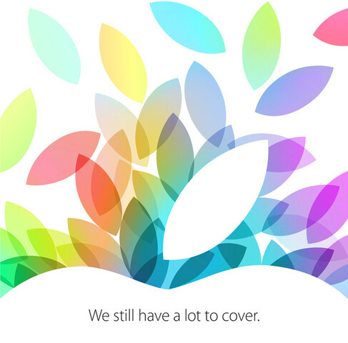 Apples Einladung für den 22. Oktober
