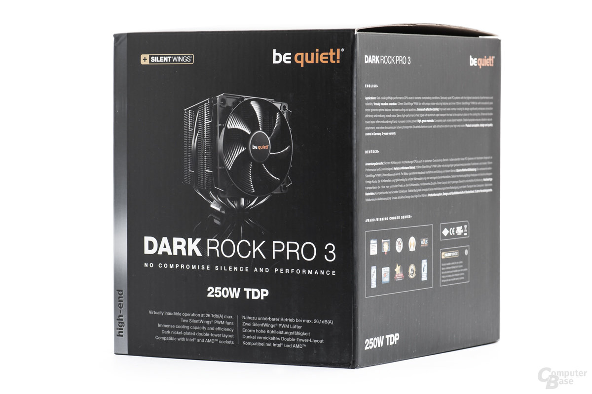 be quiet! Dark Rock Pro 3 Retail-Verpackung