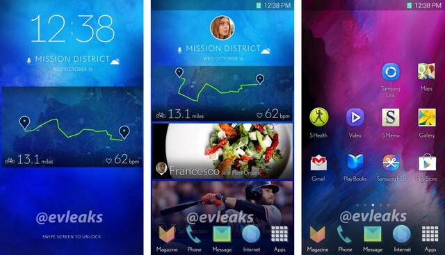 Angebliche neue TouchWiz-Oberfläche