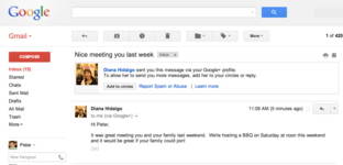 Neue Funktion von Gmail