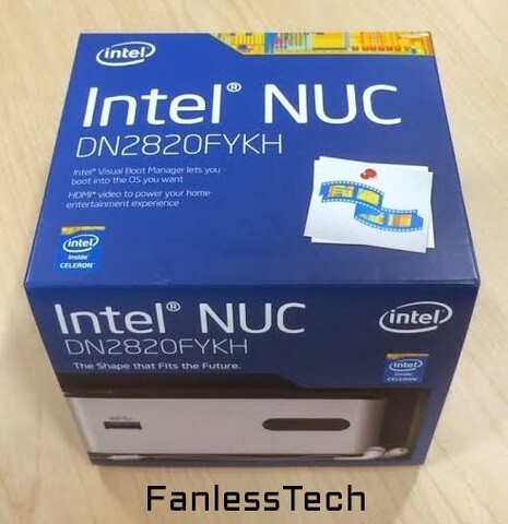Intel NUC DN2820FYK für den Endkundenhandel