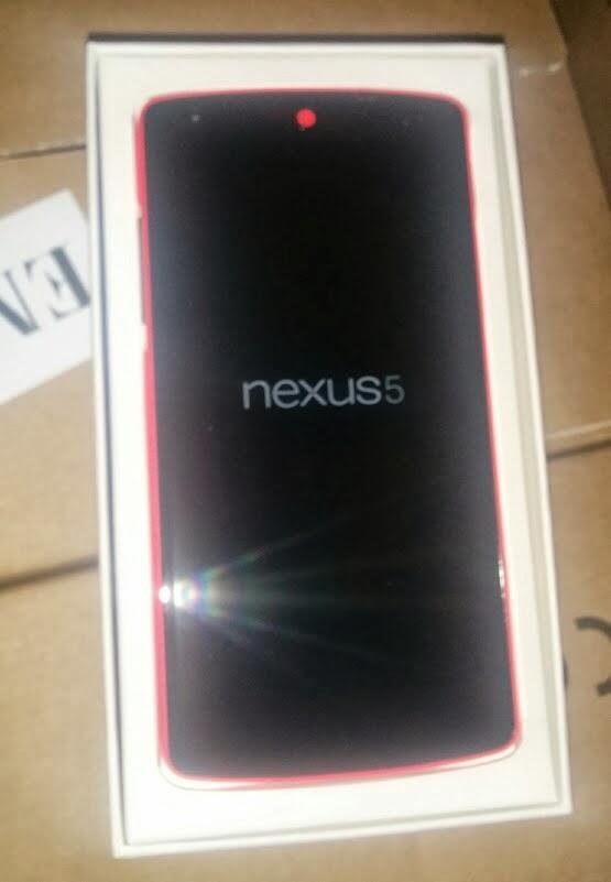 Google Nexus 5 in Rot