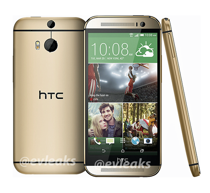Das „All New HTC One“ in Gold
