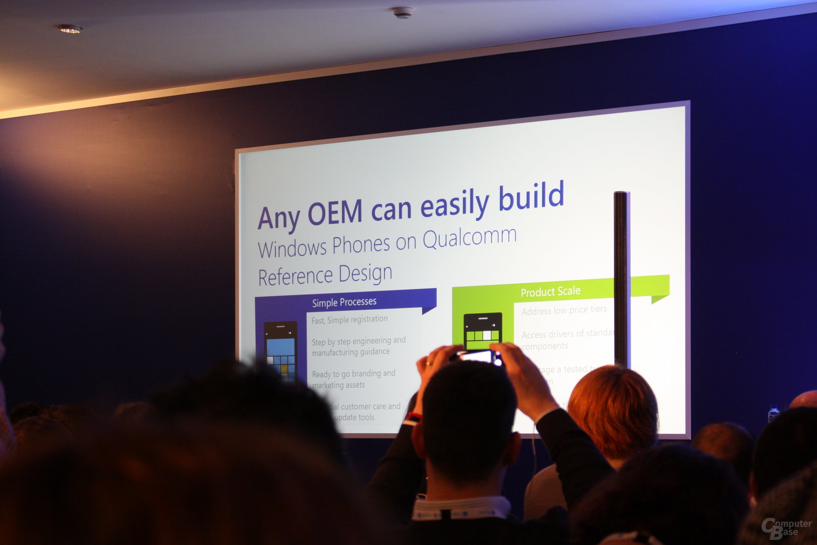 Microsoft-Pressekonferenz auf dem MWC 2014