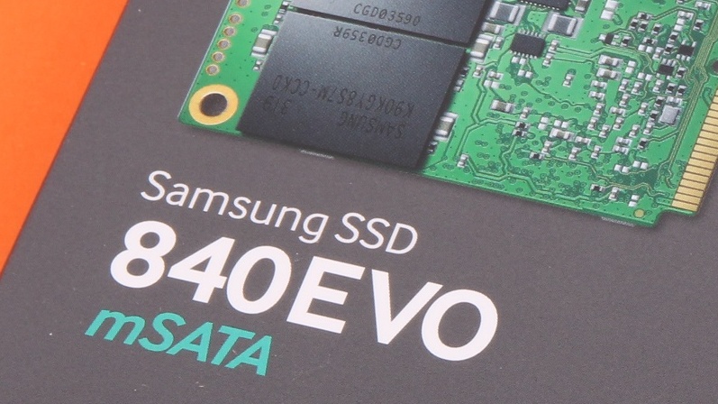 Samsung Serie 840 Evo mSATA SSD im Test: Kompakte 1.000 GB als Steckkarte