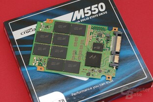 Crucial M550 1.024 GB – PCB Vorderseite