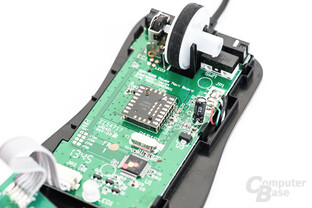 Haupt-PCB der Mizar inklusive Sensorik und 128-Kilobyte-Speicher
