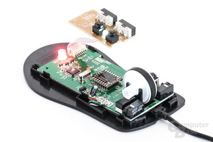 CM Storm Mizar Innenleben mit insgesamt drei LEDs