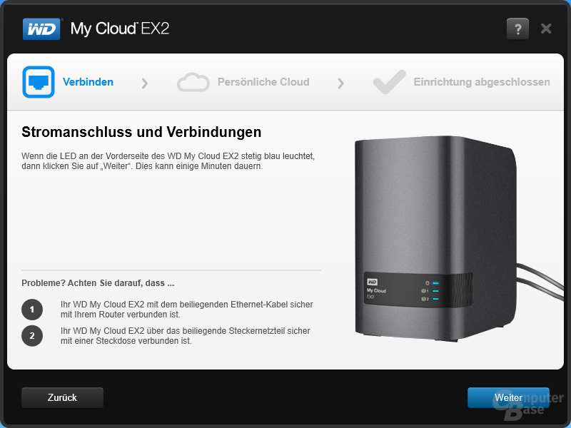 WD My Cloud EX2: Windows Anwendung