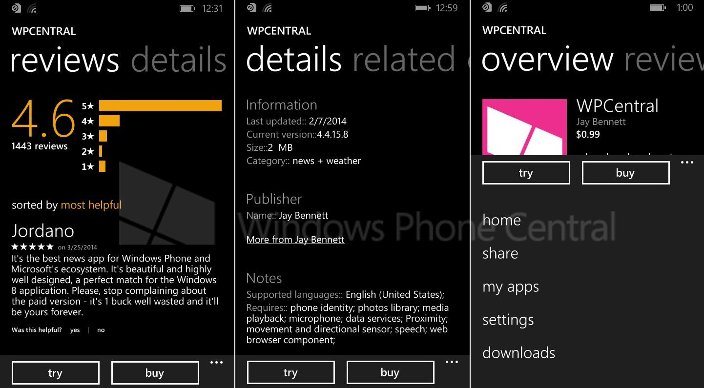 Windows Phone 8.1 mit überarbeitetem Store