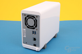 QNAP TS-212P – Rückseite