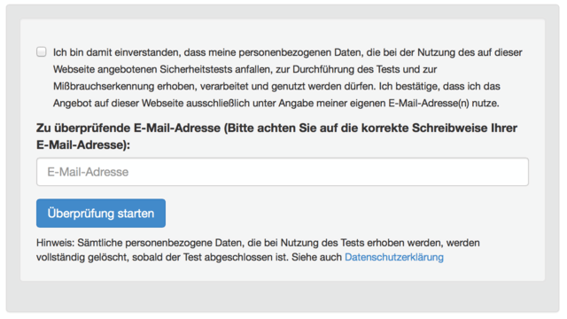 BSI Sicherheitstests unter https://www.sicherheitstest.bsi.de/