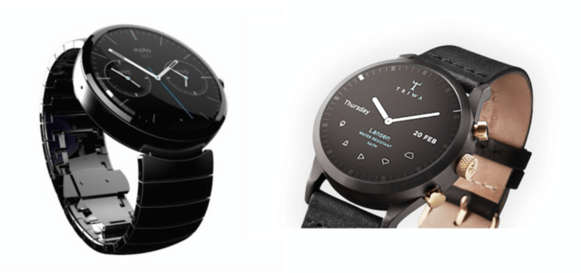 Moto 360 und Triwa-Designstudie