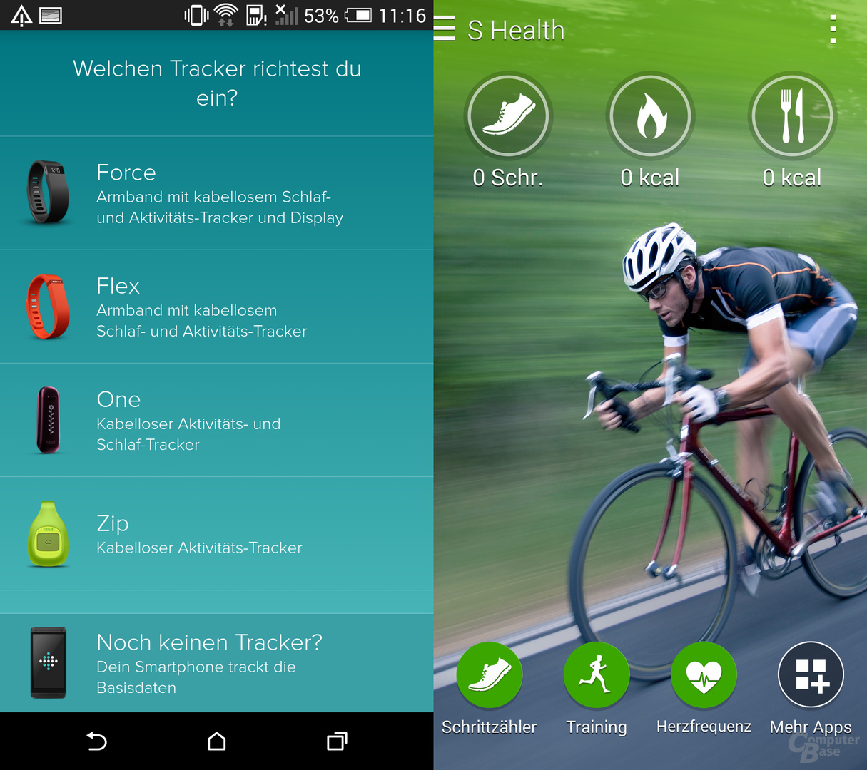 HTC One (M8) & Samsung Galaxy S5: Fitness-Apps
