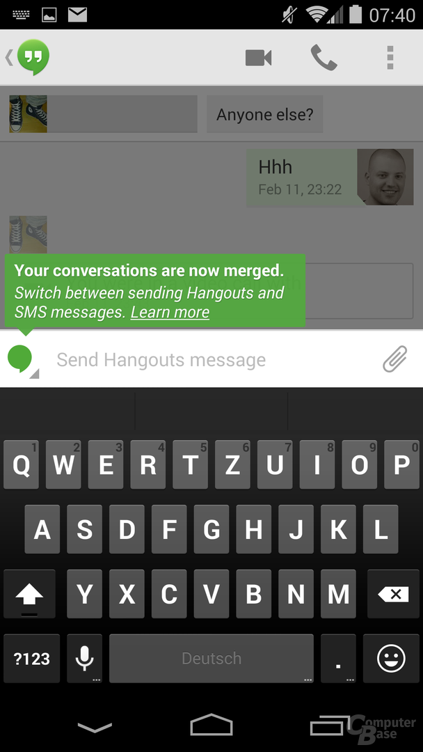 Google Hangouts 2.1