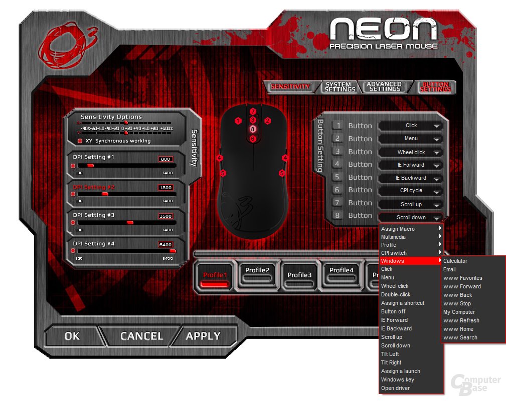 Ozone Neon Software für Windows – übersichtlich, aber auch überschaubar im Umfang